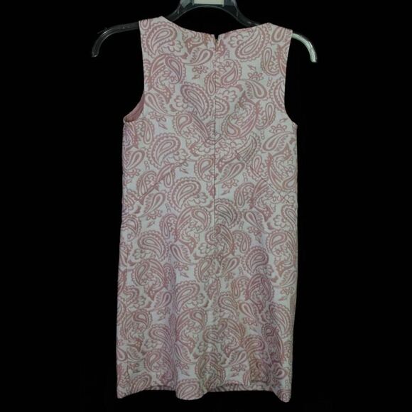 Victoria Beckham For Target Womens Pink Sleeveless Paisley Sheath Dress XS. - Picture 7 of 7
